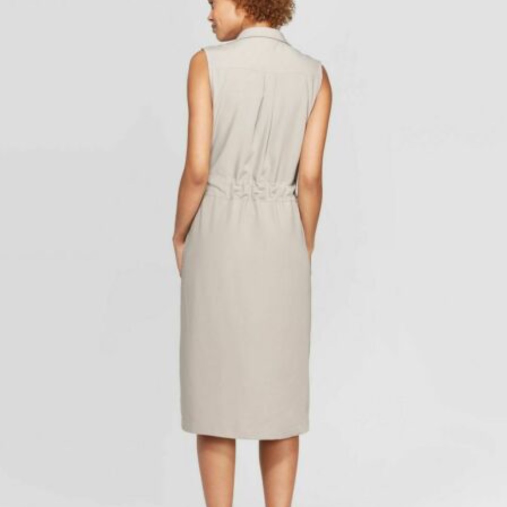 Women Sleeveless Collared Shirtdress Prologue NWT - Picture 3 of 3